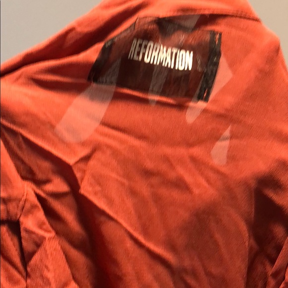 Reformation Rust Mini Dress - Picture 4 of 5